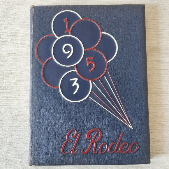 Merced Union High School El Rodeo 1953 Yearbook Vintage Collectible - Picture 1 of 9